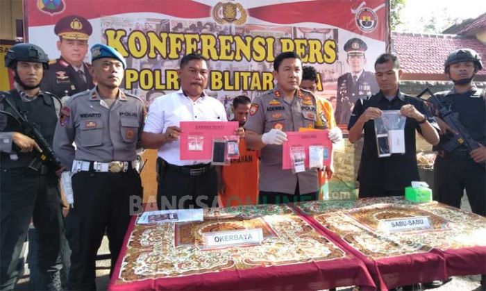 Penjual Tempe di Blitar Nyambi Edarkan Sabu