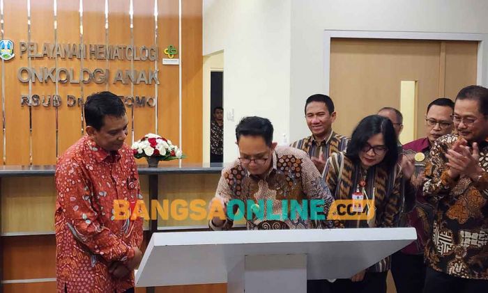 Maksimalkan Pelayanan, Pj Gubernur Jatim Resmikan Layanan Hematologi Onkologi Anak RSUD dr Soetomo Maksimalkan Pelayanan, Pj Gubernur Jatim Resmikan Layanan Hematologi Onkologi Anak RSUD dr Soetomo