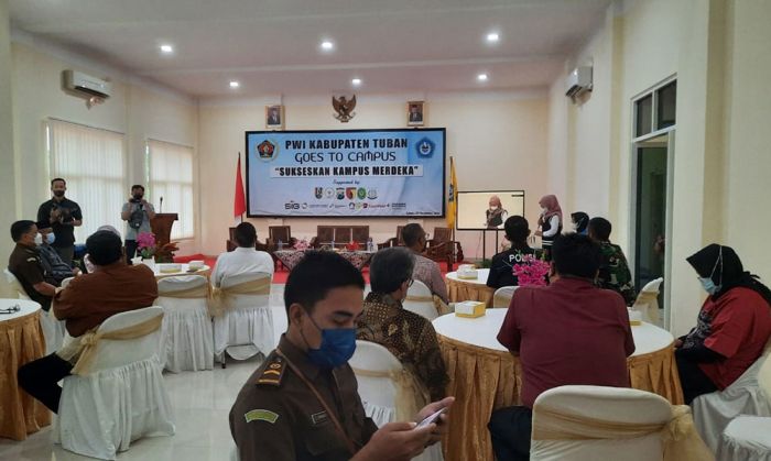 Sukseskan Kampus Merdeka, PWI Tuban Hadir di Universitas PGRI Ronggolawe Sukseskan Kampus Merdeka, PWI Tuban Hadir di Universitas PGRI Ronggolawe