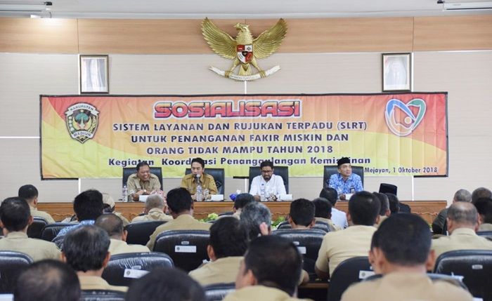 Tanggulangi Kemiskinan, Pemkab Madiun Sosialisasi SLRT Tanggulangi Kemiskinan, Pemkab Madiun Sosialisasi SLRT