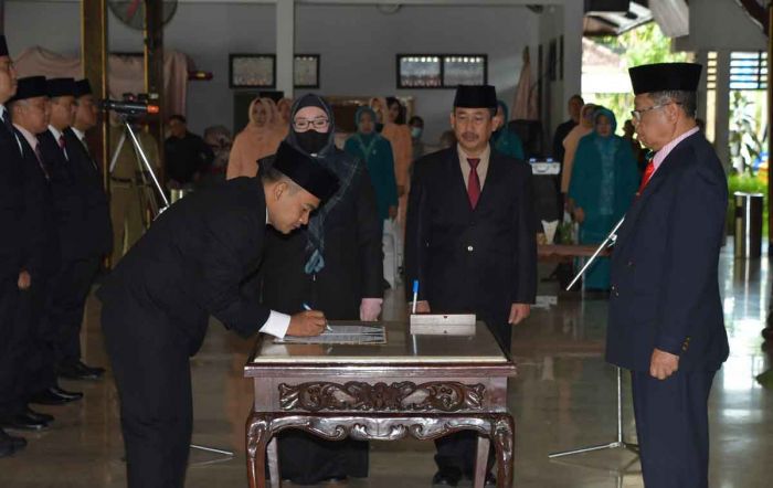 Tingkatkan Pelayanan Publik, Bupati Tulungagung Lantik 7 Pejabat Tinggi Pratama