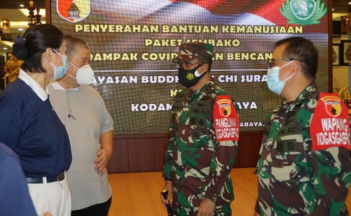 Kodam Brawijaya Kembali Dipercaya Salurkan Paket Sembako Bagi Warga Terdampak Pandemi