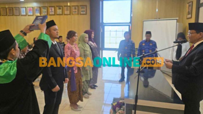 Lantik 4 PPAT, Kantah Kabupaten Probolinggo Tegaskan Pentingnya Kepastian Objek dan Subjek Tanah