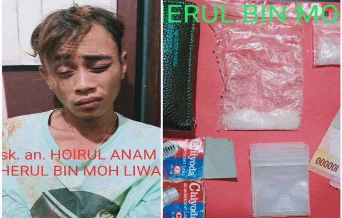 Pengedar Sabu Ditangkap di Gardu Pengedar Sabu Ditangkap di Gardu