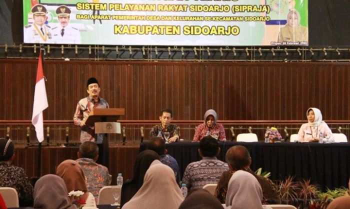 Urus Kependudukan, Warga Desa dan Kelurahan di Kecamatan Sidoarjo Dilayani Sipraja