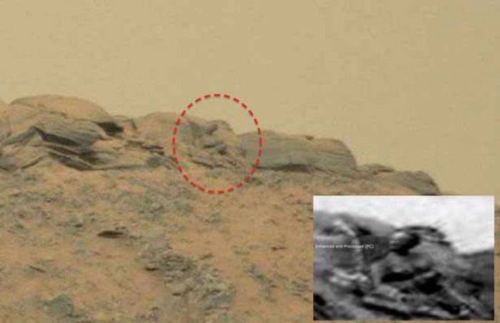 Ditemukan Patung Budha ‘Mejeng’ di Planet Mars