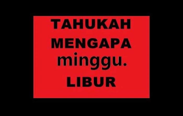 Tafsir Al-Nahl 124: Libur Hari Minggu, Bukti Toleransi Besar Umat Islam Tafsir Al-Nahl 124: Libur Hari Minggu, Bukti Toleransi Besar Umat Islam