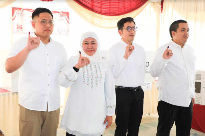 Partisipasi Warga Jatim di Pemilu 2024 Tinggi, Khofifah: Aspirasinya Sudah Sampai ke Pak Prabowo Partisipasi Warga Jatim di Pemilu 2024 Tinggi, Khofifah: Aspirasinya Sudah Sampai ke Pak Prabowo