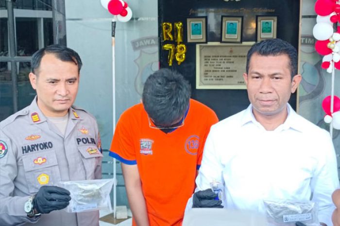 Edarkan Ganja Kemasan Liquid Vape, Pria Asal Sidoarjo Ditangkap Polisi