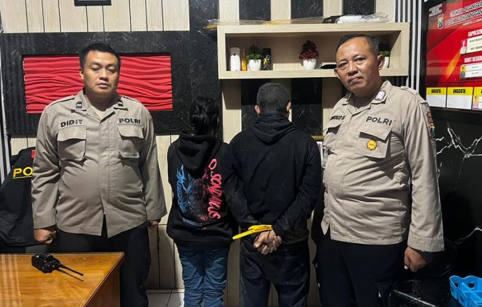 Diwarnai Aksi Kejar-kejaran di Sawah, Polsek Balongpanggang Ringkus Pencuri Motor Milik Petani