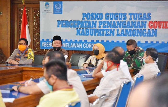 Cari Cara Terbaik Tangani Covid-19, Pemkab Lamongan Gelar Rakor Bersama Forkopimda Cari Cara Terbaik Tangani Covid-19, Pemkab Lamongan Gelar Rakor Bersama Forkopimda