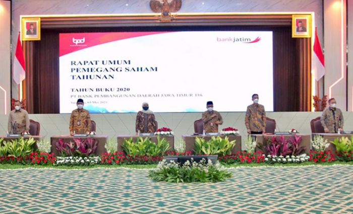 RUPS TB 2020 Bank Jatim, Gubernur Khofifah Tekankan Pentingnya Percepatan Digitalisasi Keuangan RUPS TB 2020 Bank Jatim, Gubernur Khofifah Tekankan Pentingnya Percepatan Digitalisasi Keuangan