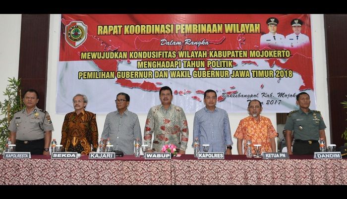 Jelang Pilgub 2018, Wabup Mojokerto Imbau Jaga Kondusivitas Wilayah Jelang Pilgub 2018, Wabup Mojokerto Imbau Jaga Kondusivitas Wilayah