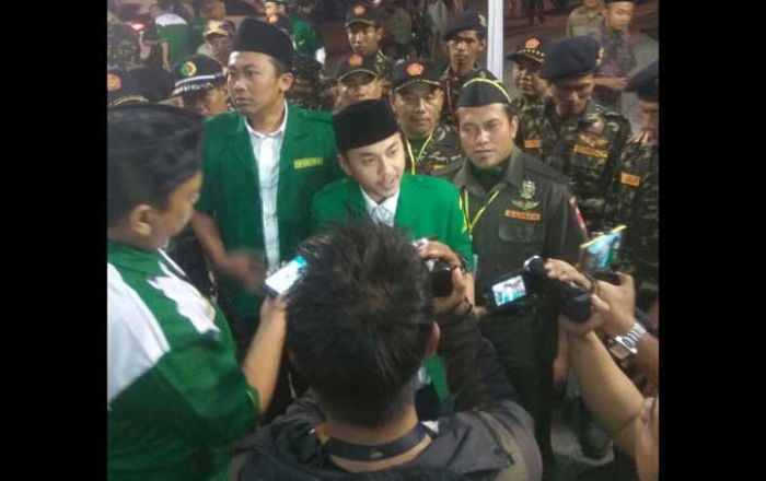 Ratusan Massa Ansor Surabaya Hadiri Halal Bihalal di PCNU