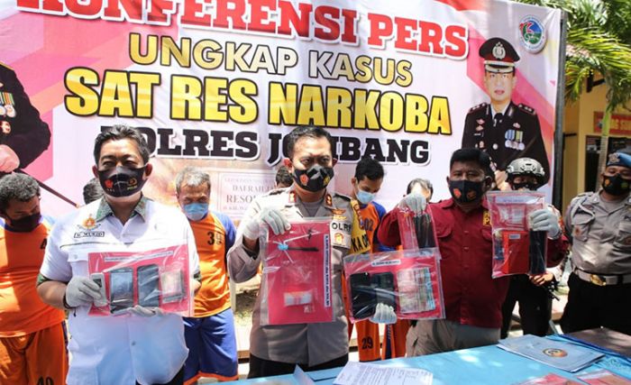 Sebulan Terakhir, Polisi Ringkus 9 Pengedar Sabu di Jombang Sebulan Terakhir, Polisi Ringkus 9 Pengedar Sabu di Jombang