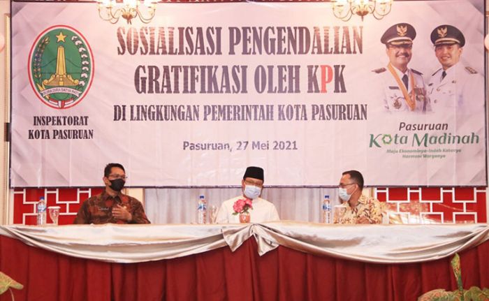 Cegah Korupsi di Pemkot Pasuruan, Gus Ipul Gelar Sosialisasi Pengendalian Gratifikasi Bersama KPK Cegah Korupsi di Pemkot Pasuruan, Gus Ipul Gelar Sosialisasi Pengendalian Gratifikasi Bersama KPK