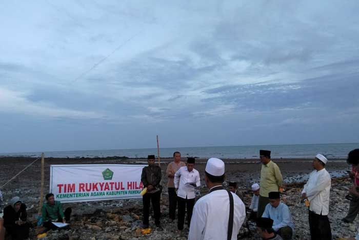 Rukyatul Hilal di Pamekasan Tertutup Mendung Rukyatul Hilal di Pamekasan Tertutup Mendung