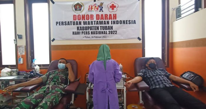 Stok Darah Menipis, PWI Tuban Ajak Stakeholder untuk Donor