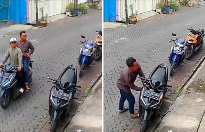 Pencurian Motor di Pradah Indah Surabaya Terekam CCTV, Polsek Dukuh Pakis Belum Mau Beri Keterangan Pencurian Motor di Pradah Indah Surabaya Terekam CCTV, Polsek Dukuh Pakis Belum Mau Beri Keterangan