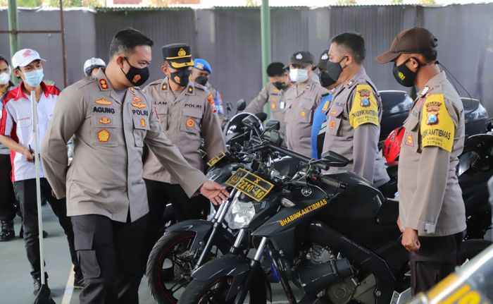 Pastikan Kondisi, Kapolres Kediri Cek Kendaraan Bhabinkamtibmas Pastikan Kondisi, Kapolres Kediri Cek Kendaraan Bhabinkamtibmas