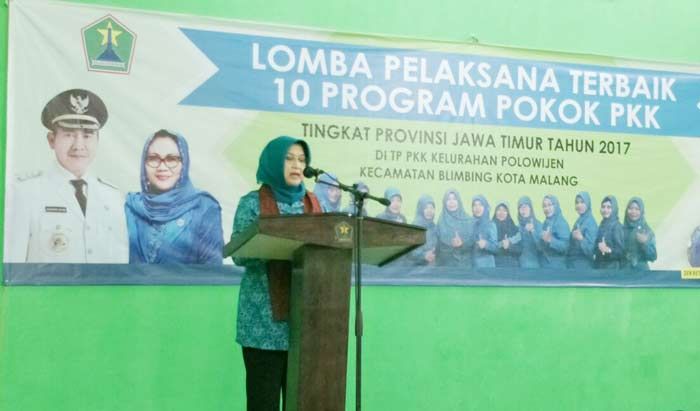 Tim Juri Lomba 10 Program Pokok PKK se-Jatim Tinjau Kota Malang