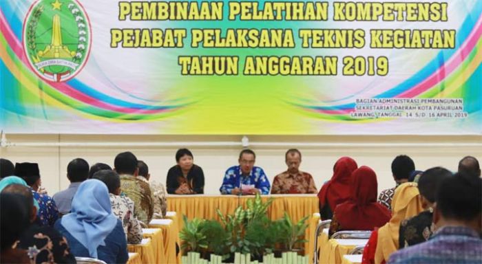 Upaya Peningkatan SDM, 75 PPTK OPD Pemkot Pasuruan Mendapat Pelatihan Kompetensi