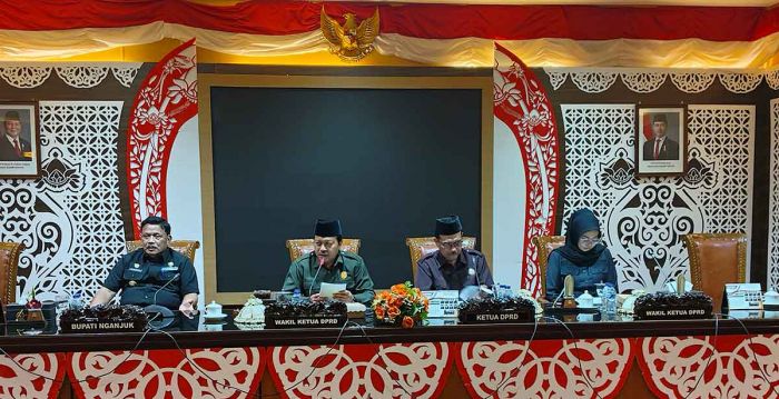 DPRD Nganjuk Sahkan APBD 2026 dan 3 Raperda dalam Rapat Paripurna