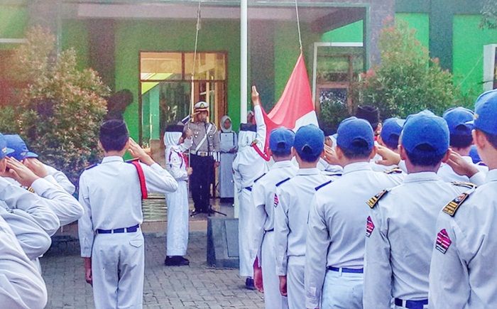 Tekan Laka di Kalangan Pelajar, Satlantas Polres Ngawi Gencar Sosialisasi ke Sekolah