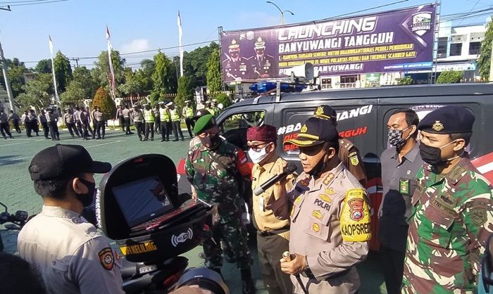Lakukan Sejumlah Inovasi Tangani Covid-19, Kapolresta Launching Banyuwangi Tangguh Lakukan Sejumlah Inovasi Tangani Covid-19, Kapolresta Launching Banyuwangi Tangguh