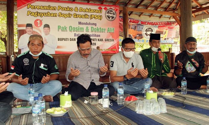 Deklarasi Dukungan, Paguyuban Sopir Gresik Berharap QA Bisa Beri Kesejahteraan Deklarasi Dukungan, Paguyuban Sopir Gresik Berharap QA Bisa Beri Kesejahteraan