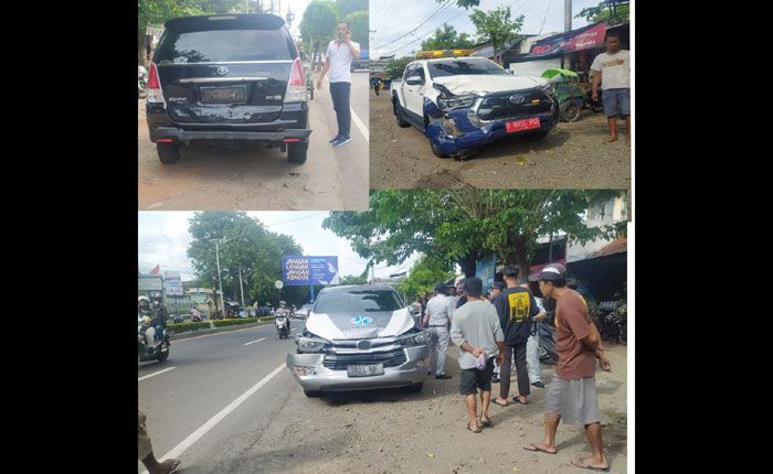 Mobil Iring-iringan Menhub dan Kakorlantas Terlibat Kecelakaan Beruntun di Banyuwangi