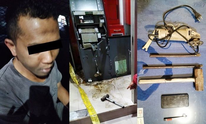 Gercep, Satreskrim Polres Malang Tangkap Bandit Pembobol Mesin ATM di Kepanjen Kurang dari 24 Jam