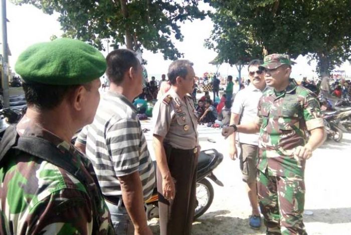 Dandim 0817 Gresik Pantau Wisata Pantai Delegan Dandim 0817 Gresik Pantau Wisata Pantai Delegan
