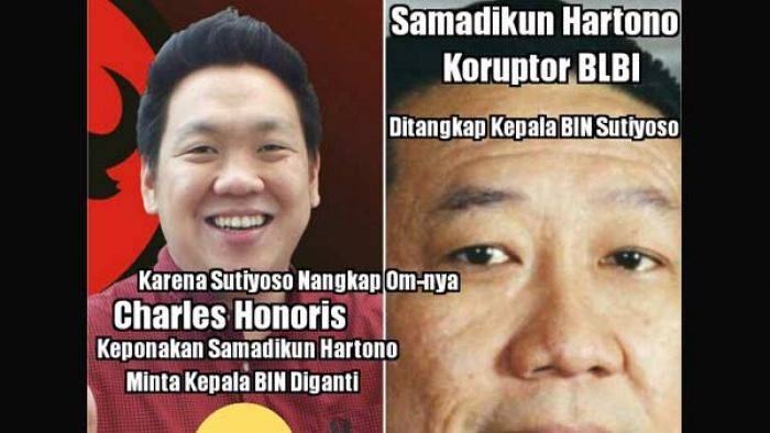 Charles Honoris Desak Jokowi Copot Kepala BIN Sutiyoso, Dendam karena Pamannya Ditangkap Charles Honoris Desak Jokowi Copot Kepala BIN Sutiyoso, Dendam karena Pamannya Ditangkap