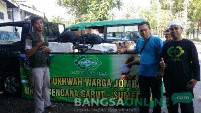 Melalui Laziznu, Warga Jombang Salurkan Bantuan Bencana Garut Senilai Rp 25 Juta