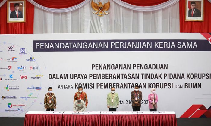 Berantas Korupsi, Jasa Marga dan KPK Tanda Tangani Kerja Sama Implementasi WBS Terintegrasi Berantas Korupsi, Jasa Marga dan KPK Tanda Tangani Kerja Sama Implementasi WBS Terintegrasi