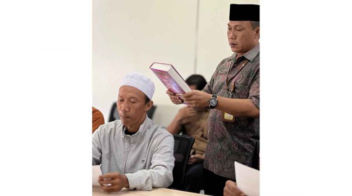 Pastikan Kepastian Hukum, Kantah Kabupaten Pasuruan Ambil Sumpah Sertifikat Tanah Pengganti