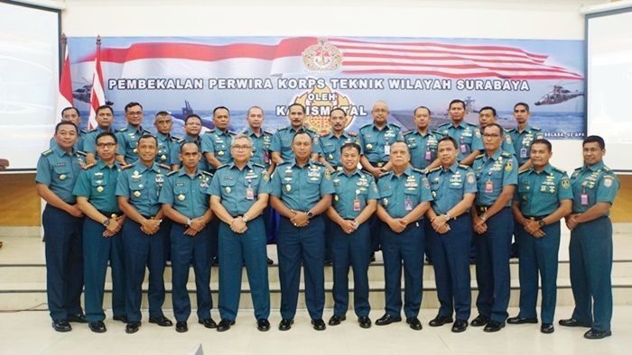 Koarmada II Tuan Rumah Binpers Perwira Korps Teknik Wilayah Surabaya