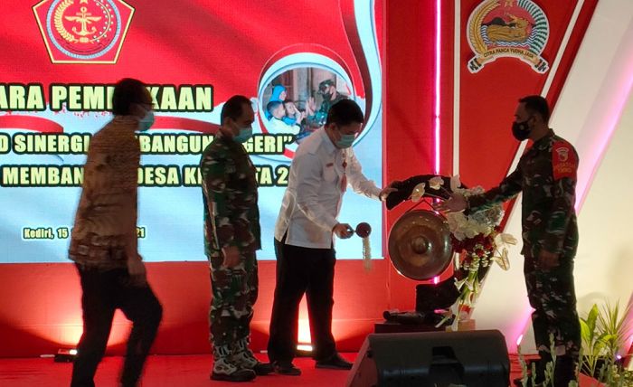 TMMD ke-112 di Kabupaten Kediri Resmi Dibuka TMMD ke-112 di Kabupaten Kediri Resmi Dibuka