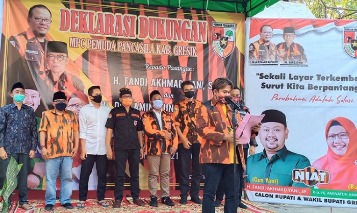 Pilbup Gresik 2020, Pemuda Pancasila Dukung Paslon Niat Pilbup Gresik 2020, Pemuda Pancasila Dukung Paslon Niat