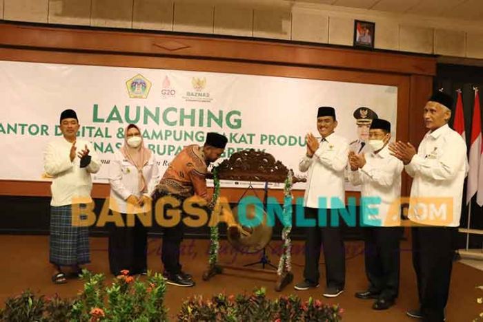 Pertama di Jatim, Baznas Gresik Launching Kantor Digital Kampung Zakat Produktif