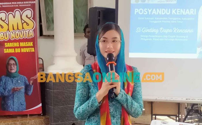 Ketua TP PKK Trenggalek Berharap Posyandu Kenari Bisa Raih Juara Satu Tingkat Provinsi