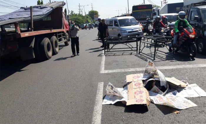 Nahas, Nenek 74 Tahun Tewas Terlindas Truk di Medaeng Sidoarjo