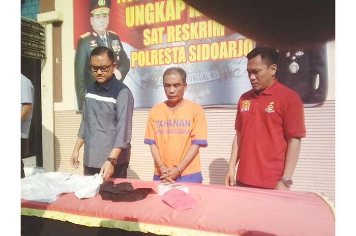 Polres Sidoarjo Rilis Penangkapan Pencopet Lintas Provinsi