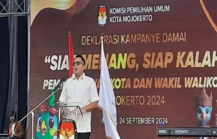 KPU Kota Mojokerto Gelar Deklarasi Kampanye Damai KPU Kota Mojokerto Gelar Deklarasi Kampanye Damai
