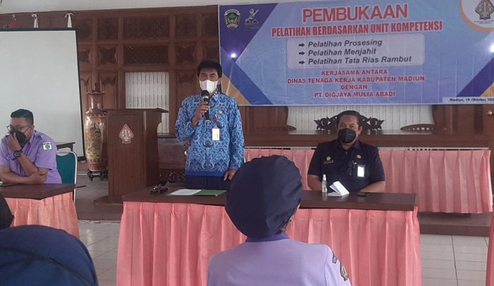 Dukung Pemulihan Ekonomi, Disnaker Kabupaten Madiun Gelar Pelatihan Berbasis Kompetensi