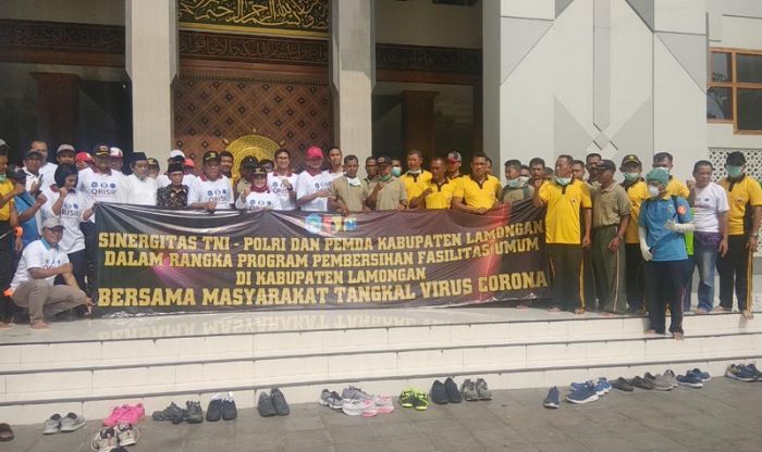 Pemkab Lamongan Bersama TNI-Polri Bentuk Tim Khusus Pencegahan Virus Corona Pemkab Lamongan Bersama TNI-Polri Bentuk Tim Khusus Pencegahan Virus Corona