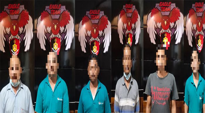 Curi Puluhan Pasang Sepatu di PT Pei Hai, Tim Resmob Polres Jombang Tangkap 6 Pelaku Curi Puluhan Pasang Sepatu di PT Pei Hai, Tim Resmob Polres Jombang Tangkap 6 Pelaku