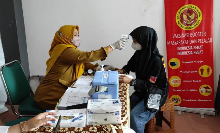 BIN Daerah Jatim Kembali Galakkan Vaksin Booster di Kediri BIN Daerah Jatim Kembali Galakkan Vaksin Booster di Kediri