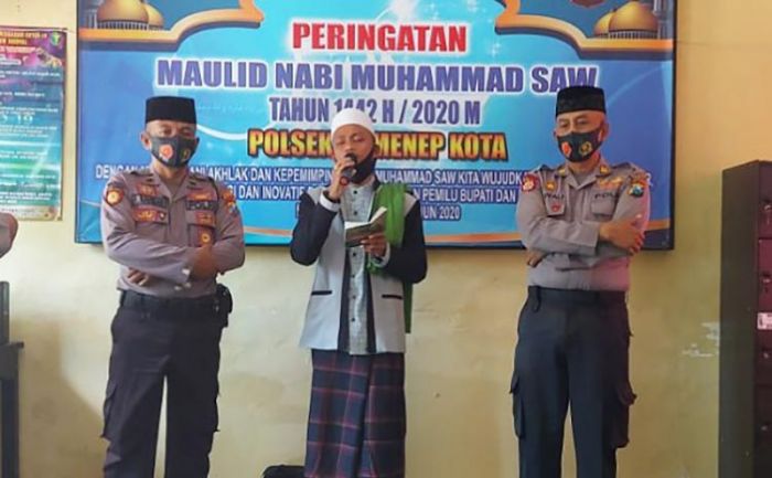 Polsek Kota Sumenep Peringati Maulid Nabi